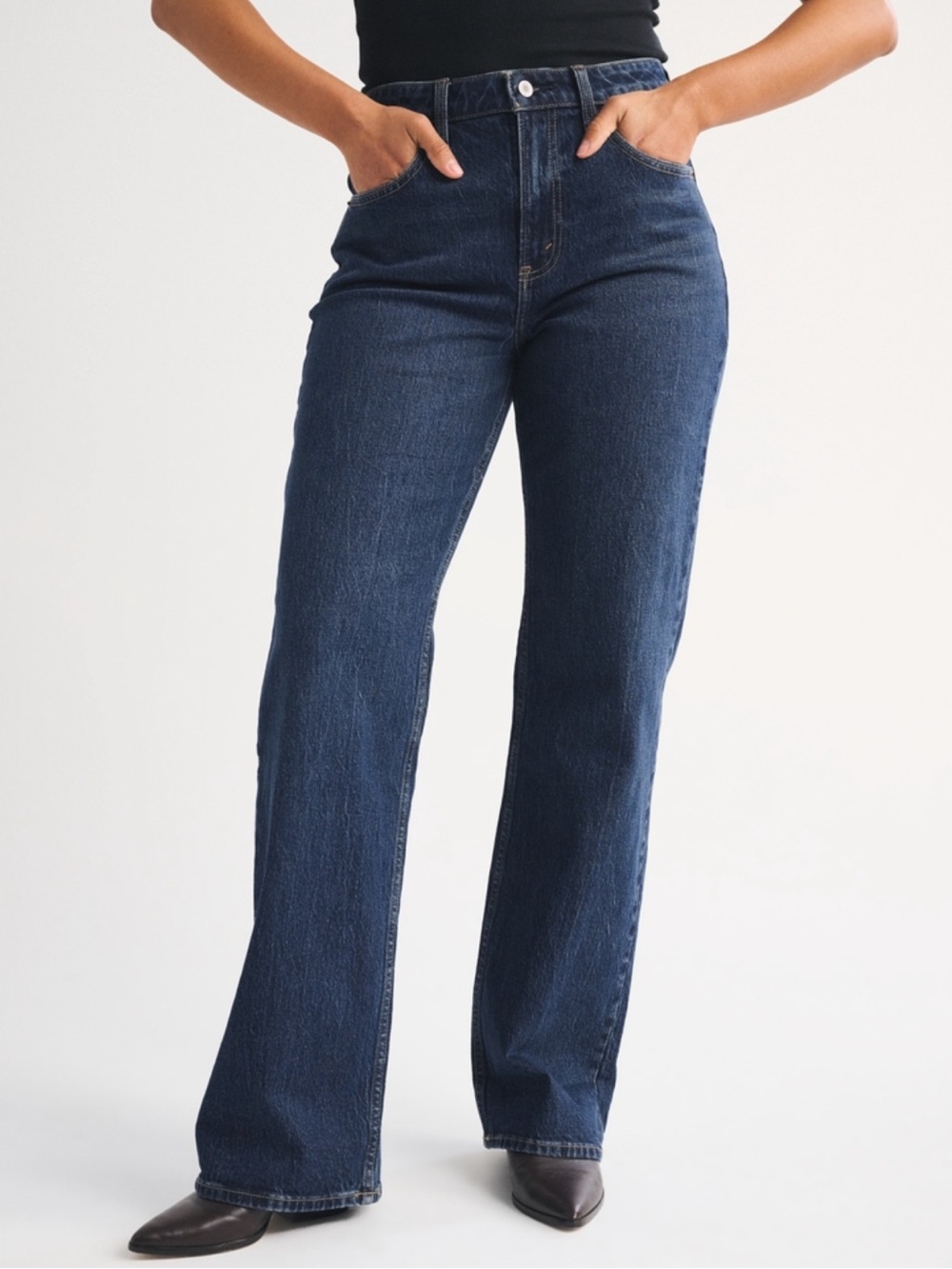 Abercrombie ‘The 90s Relaxes Jean High Rise’ Curve Love Size 30 Long